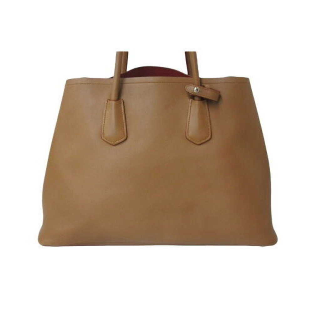 Prada Bag Two Brown Calfskin Triangular Leather R… - image 3